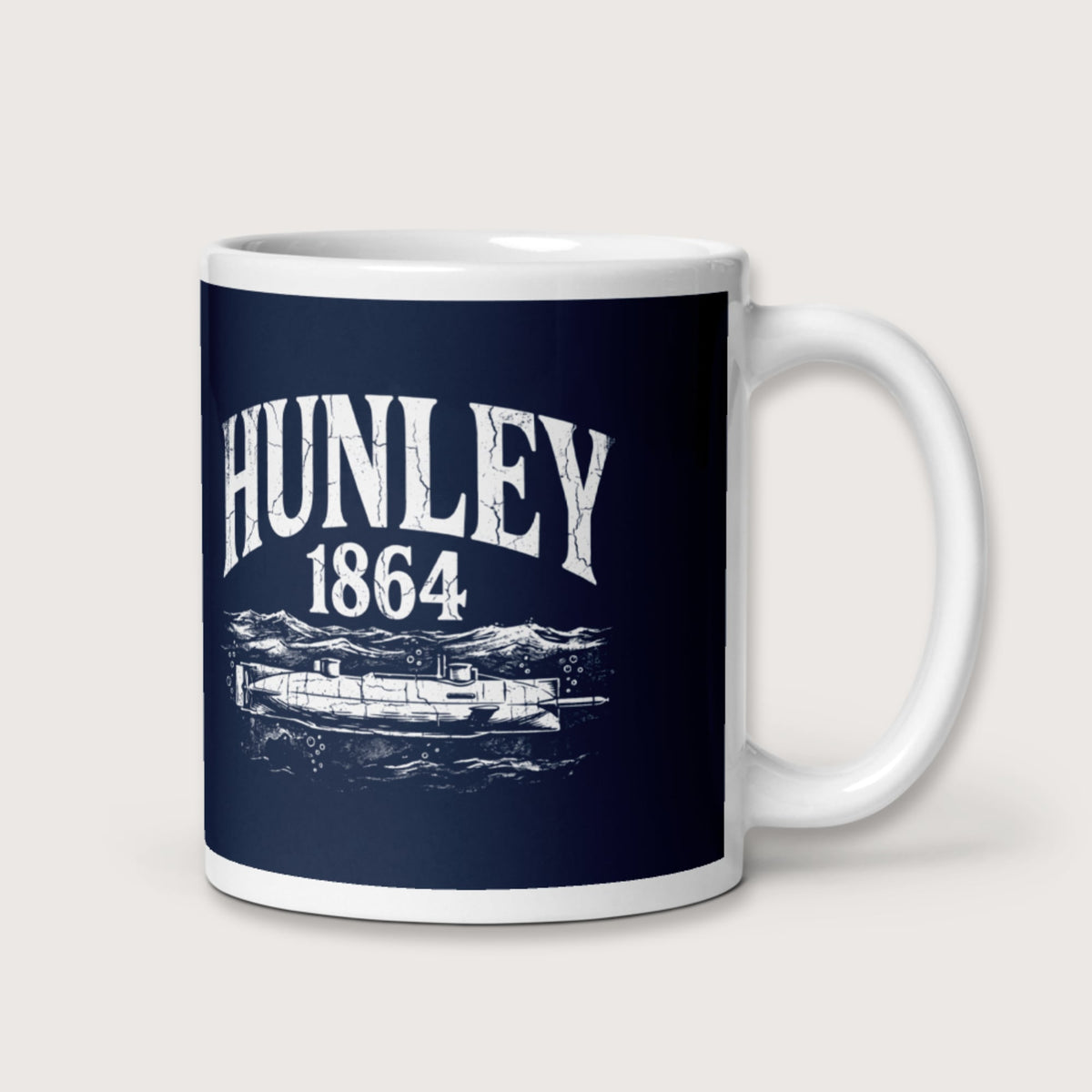 Hunley Submarine Mug - history buff gift by HistoHead