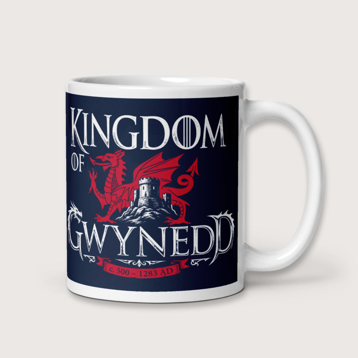 Kingdom of Gwynedd Mug - history buff gift by HistoHead