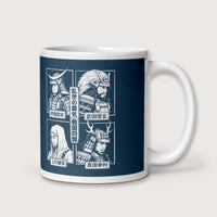 Sengoku Four Legends Mug - history buff gift by HistoHead