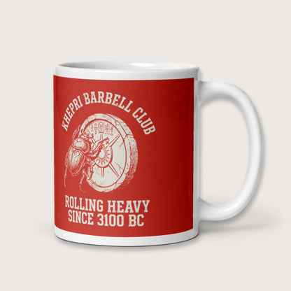 Khepri Barbell Club Mug - history buff gift by HistoHead