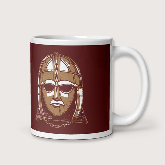 Sutton Hoo Helmet Mug - history buff gift by HistoHead