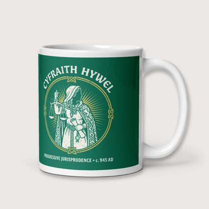 Cyfraith Hywel Progressive Jurisprudence Mug - history buff gift by HistoHead