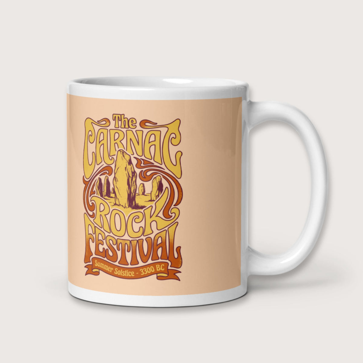 Carnac Rock Festival Mug - history buff gift by HistoHead