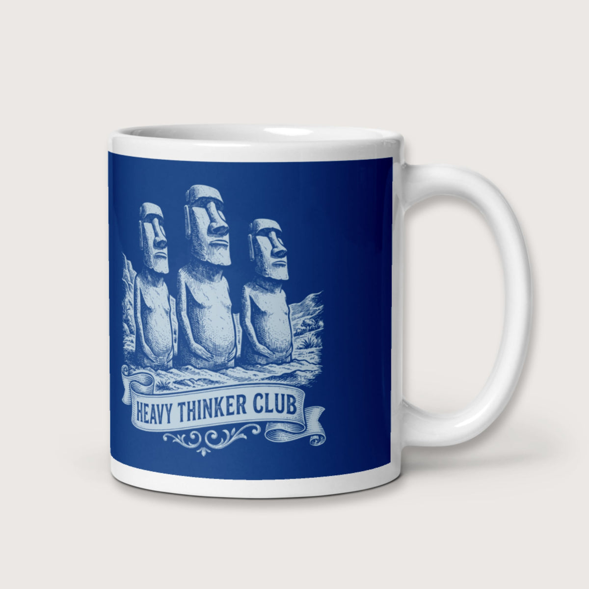 Heavy Thinker Club Mug - history buff gift by HistoHead