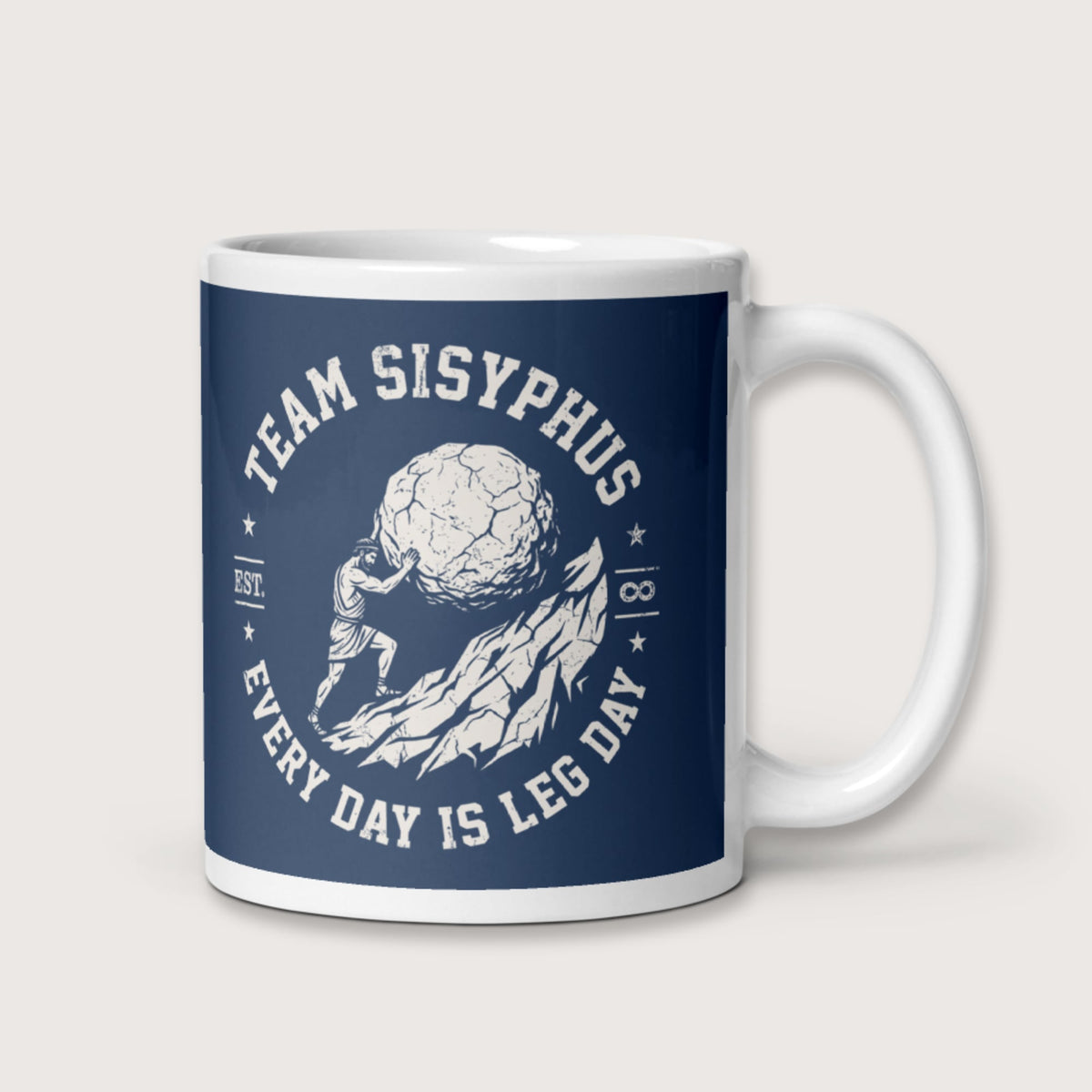 Team Sisyphus Mug - history buff gift by HistoHead