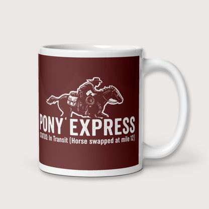 Pony Express Mug - history buff gift by HistoHead