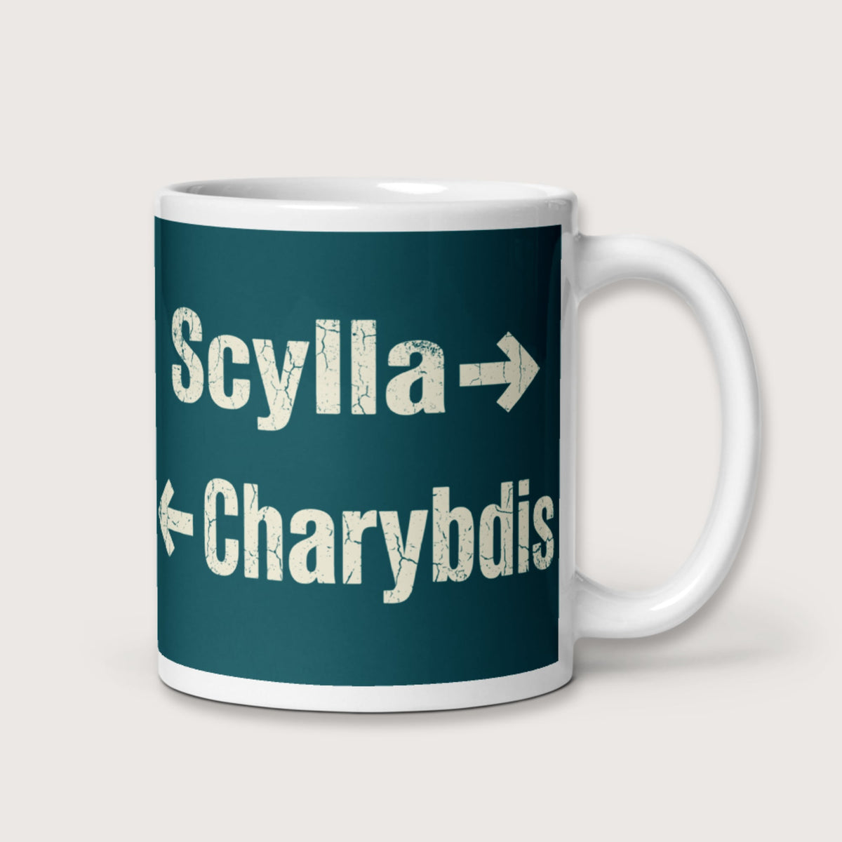 Between Scylla and Charybdis Mug - history buff gift by HistoHead
