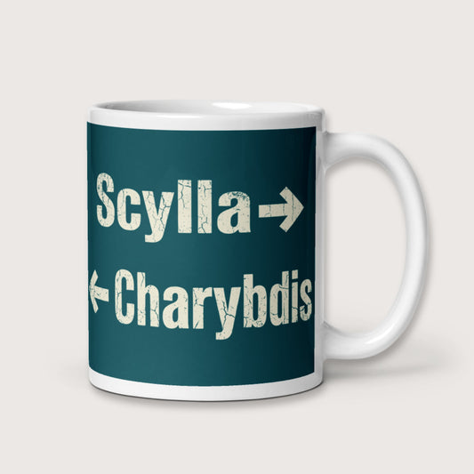 Between Scylla and Charybdis Mug - history buff gift by HistoHead