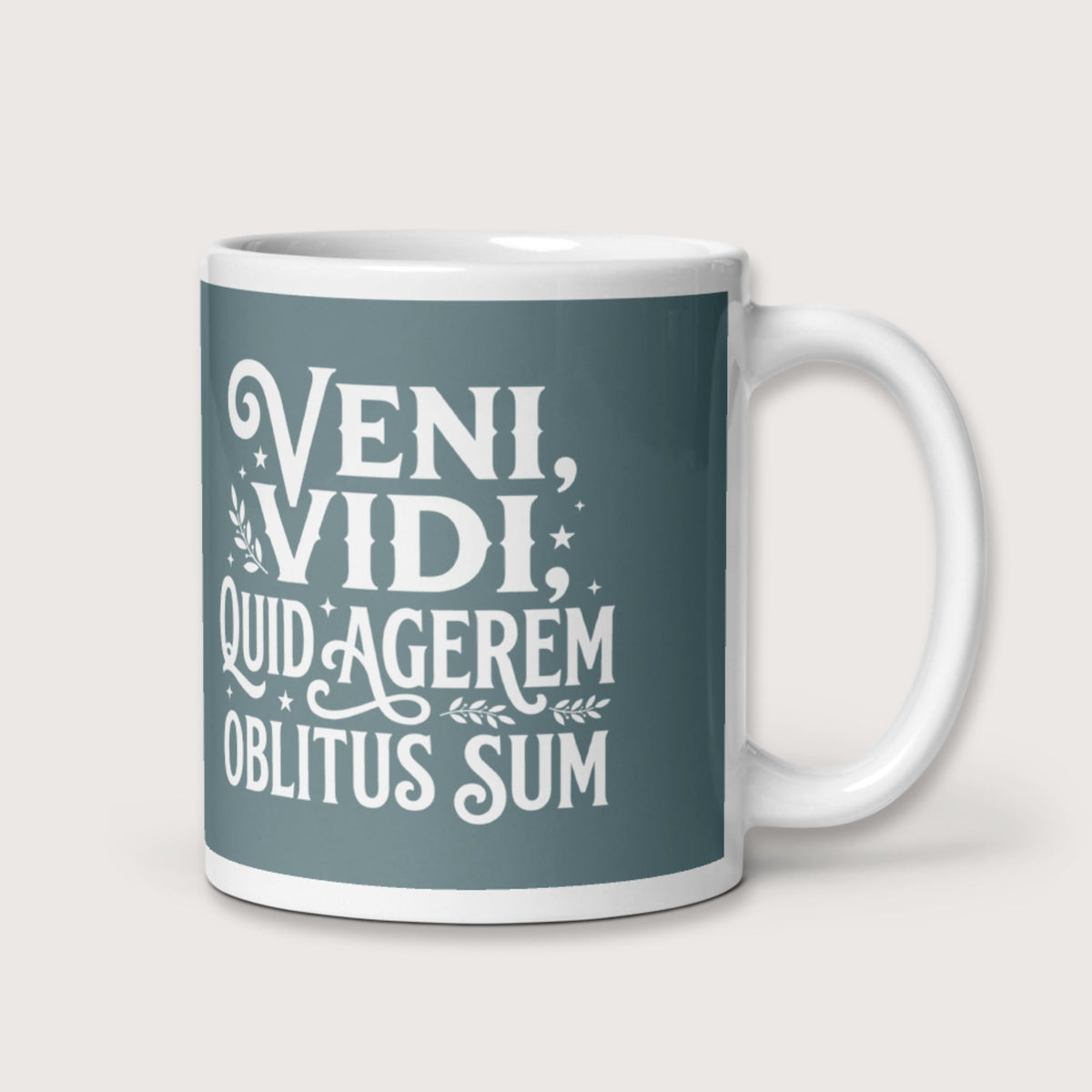 Latin I Came I Saw I Forgot I Was Doing Mug - history buff gift by HistoHead