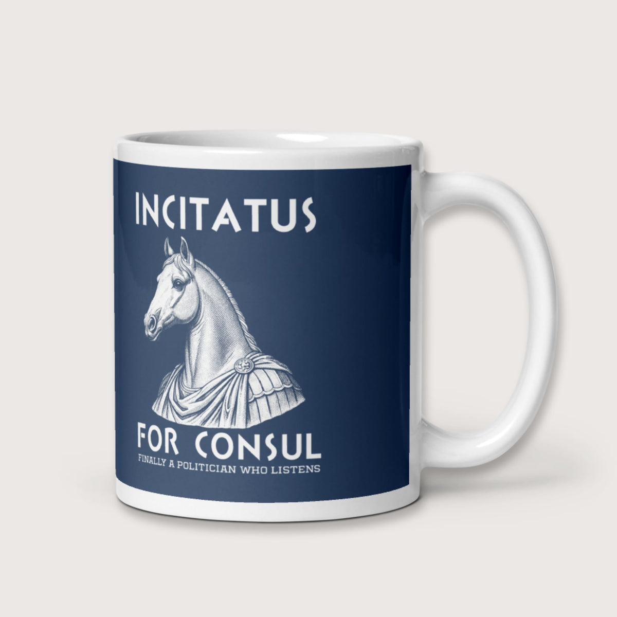 Incitatus For Consul Mug - history buff gift by HistoHead