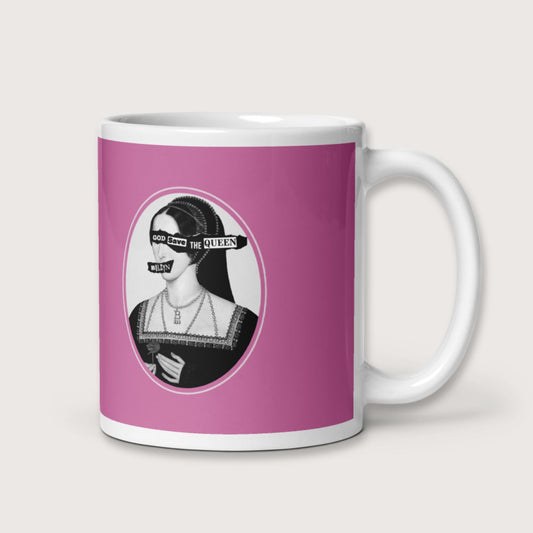 God Save the Queen Anne Boleyn Mug - history buff gift by HistoHead