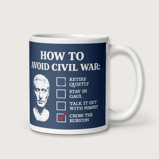 Caesar's Peace Plan Mug - history buff gift by HistoHead