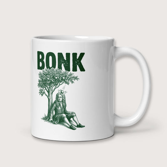 Newton Bonk Mug - history buff gift by HistoHead