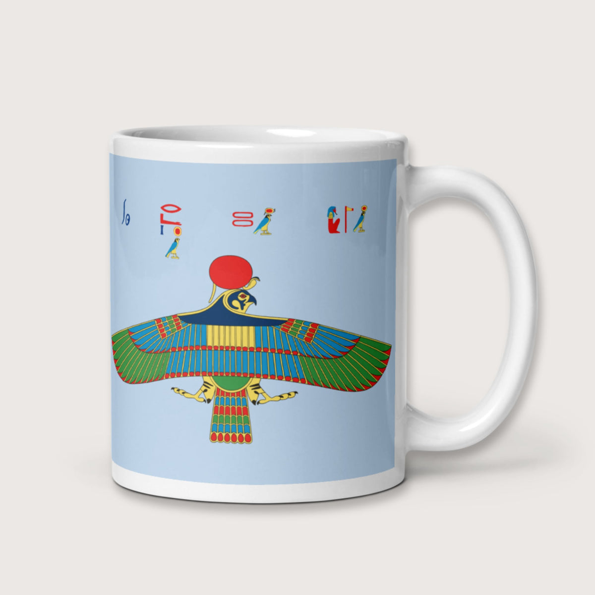 Hawk Emblem of Ra Mug - history buff gift by HistoHead