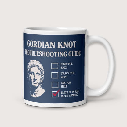 Alexander's Gordian Knot Guide Mug - history buff gift by HistoHead