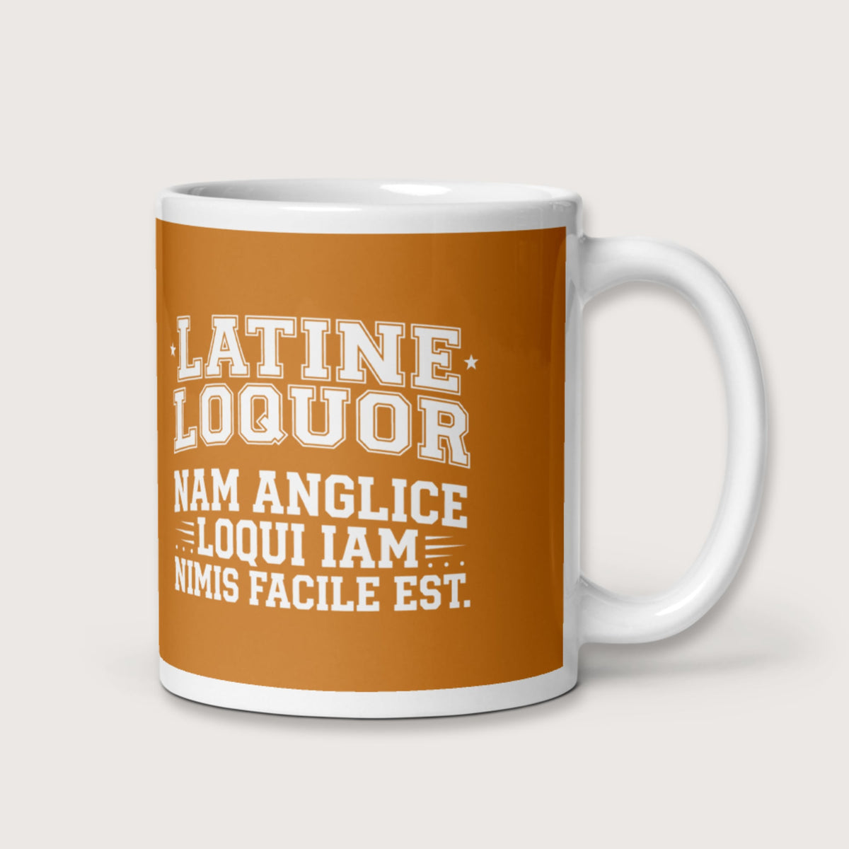 I Speak Latin Because English Is Too Easy Now Mug - history buff gift by HistoHead