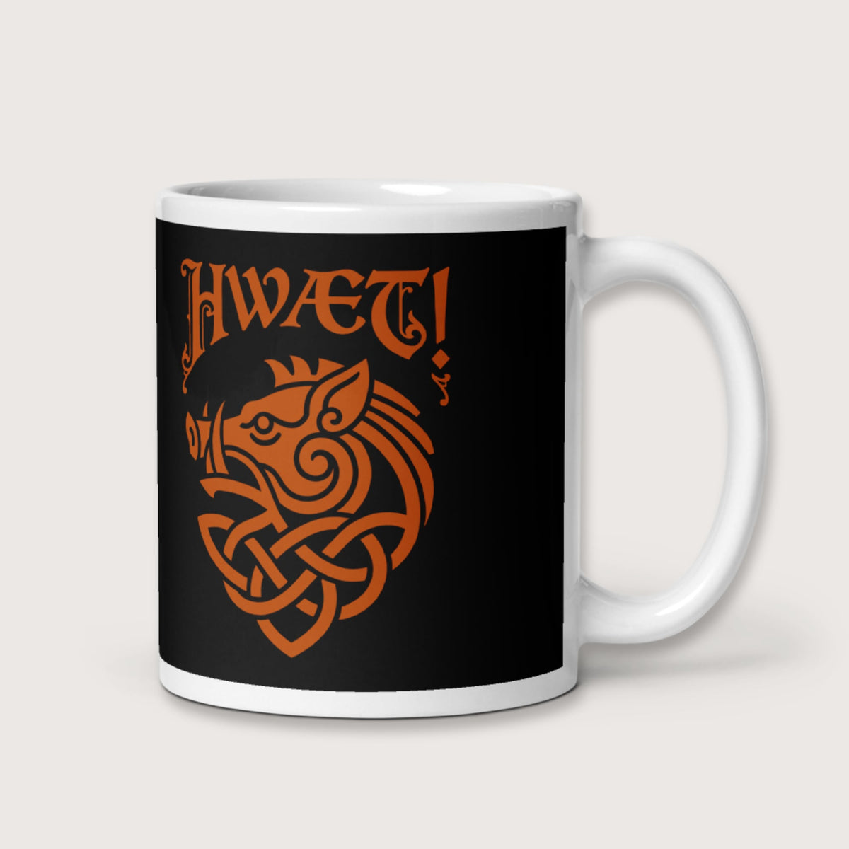 Hwaet Boar Mug - history buff gift by HistoHead