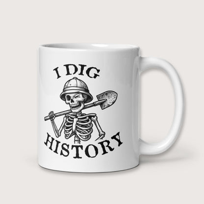 I Dig History Mug - history buff gift by HistoHead