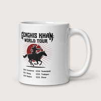 Genghis Khan World Tour Mug - history buff gift by HistoHead