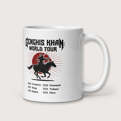 Genghis Khan World Tour Mug - history buff gift by HistoHead