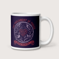 Chaucer Parliament of Foules Valentine Mug - history buff gift by HistoHead