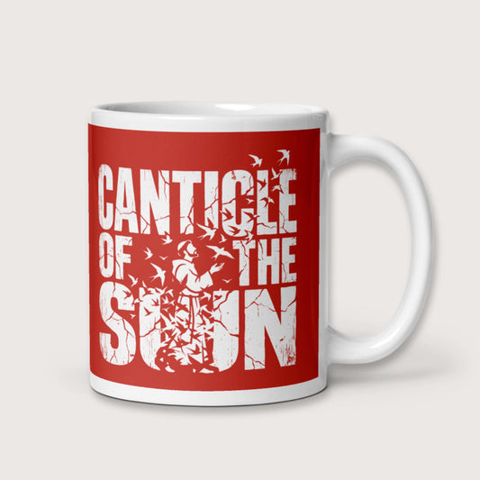 Canticle of the Sun Saint Francis of Assisi Birds Mug - history buff gift by HistoHead