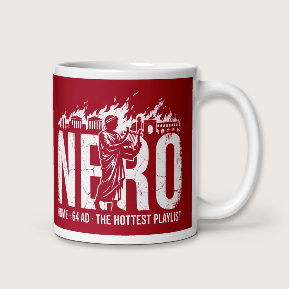 Nero's Hottest Playlist Mug - history buff gift by HistoHead