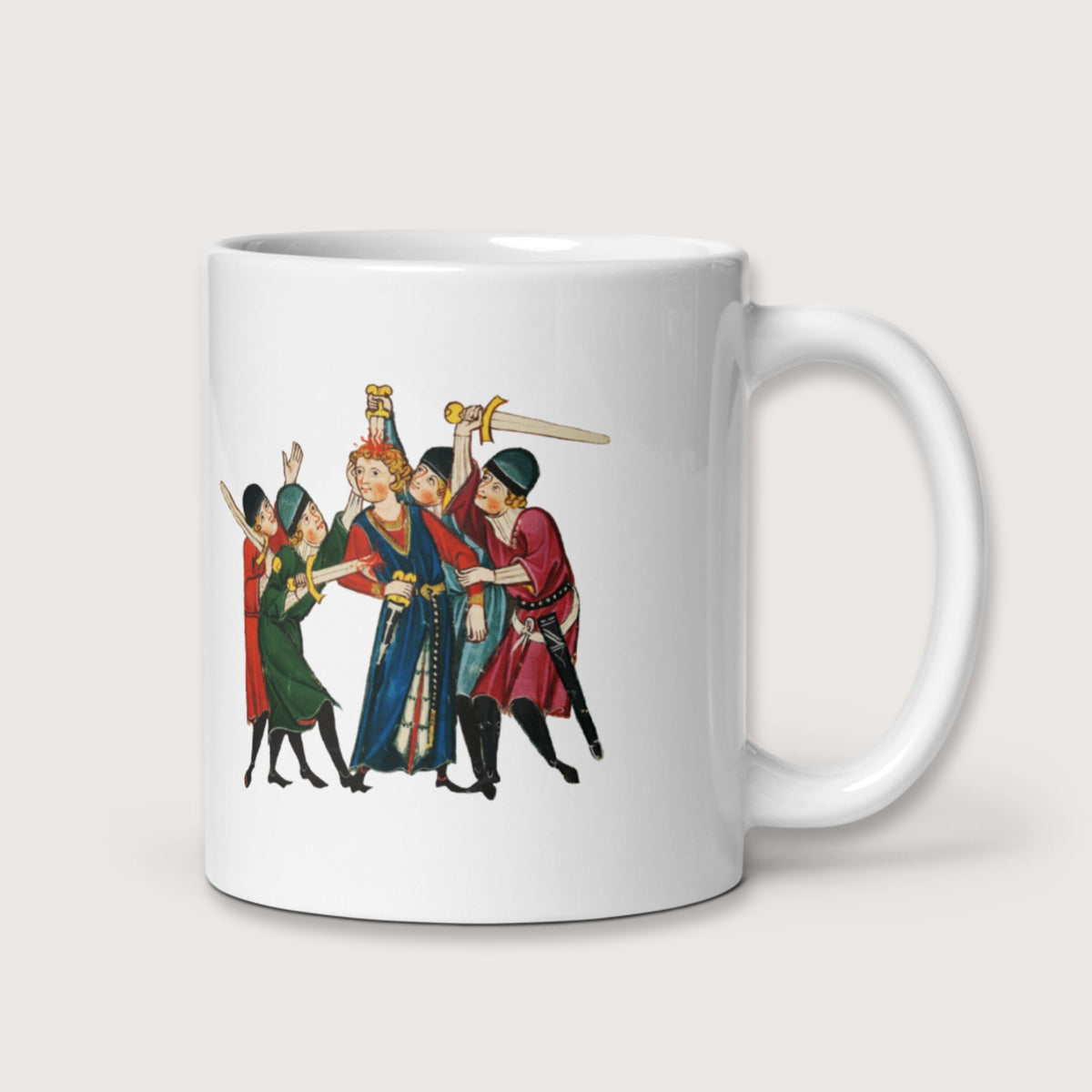 Medieval Positivity Mug - history buff gift by HistoHead