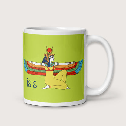 Egyptian Goddess Isis Mug - history buff gift by HistoHead