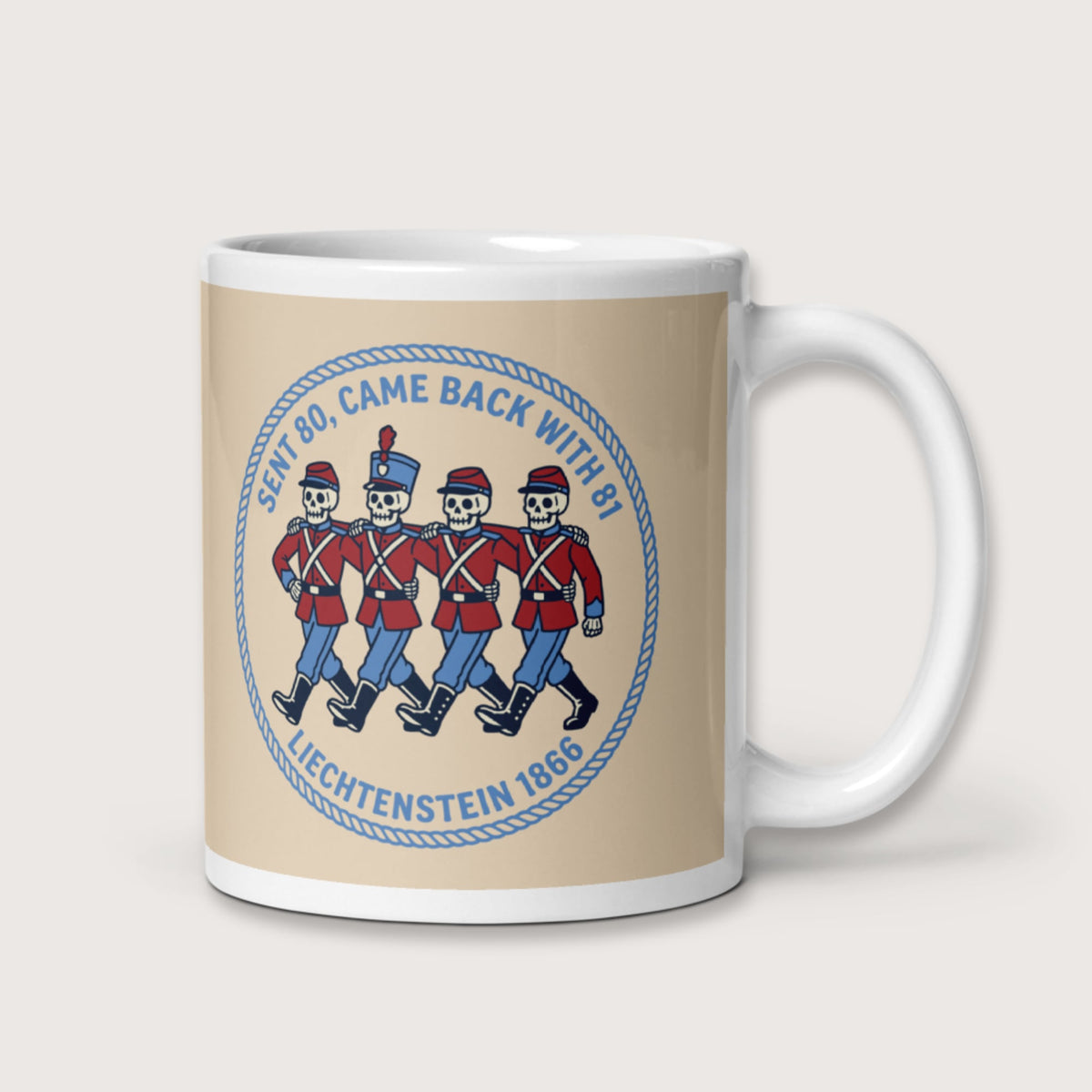 Liechtenstein 1866 Mug - history buff gift by HistoHead