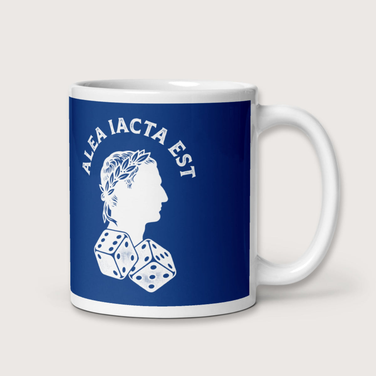 Alea Iacta Est Caesar Quote Mug - history buff gift by HistoHead