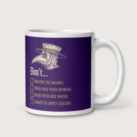 Plague Doctor Advice Mug - history buff gift by HistoHead