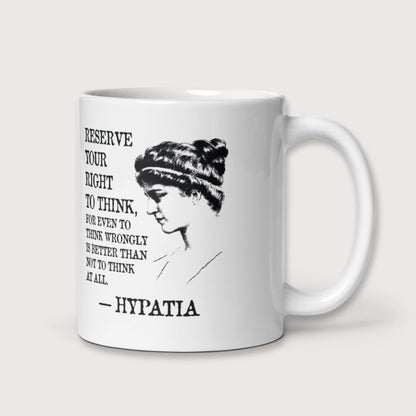 Hypatia Quote Mug - history buff gift by HistoHead