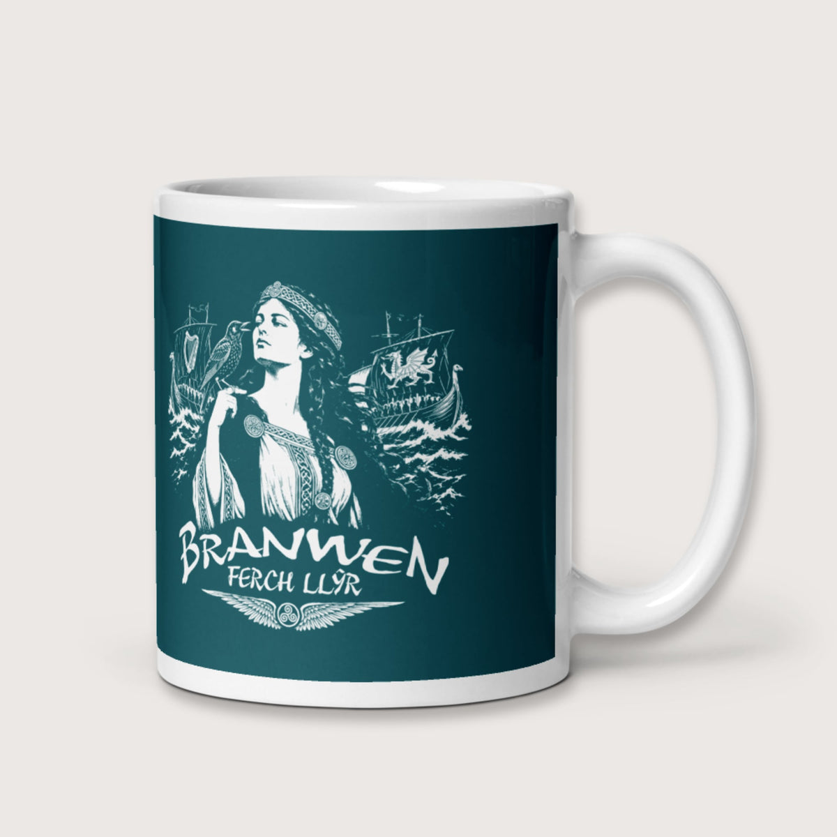 Branwen ferch Llŷr Mug - history buff gift by HistoHead