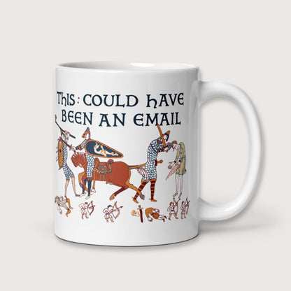 Bayeux Tapestry This Could Have Been an Email Mug - history buff gift by HistoHead
