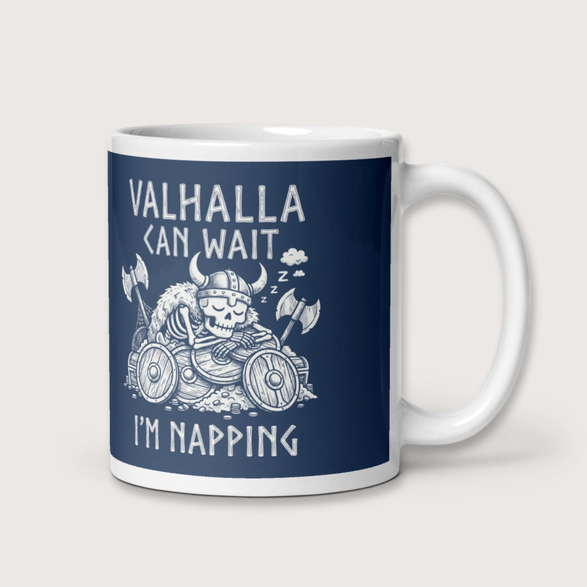 Valhalla Can Wait Mug - history buff gift by HistoHead