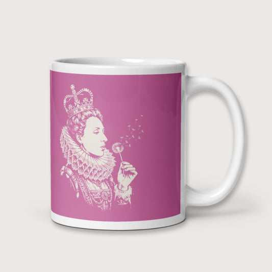 Elizabeth I Blowing Wishes Mug - history buff gift by HistoHead