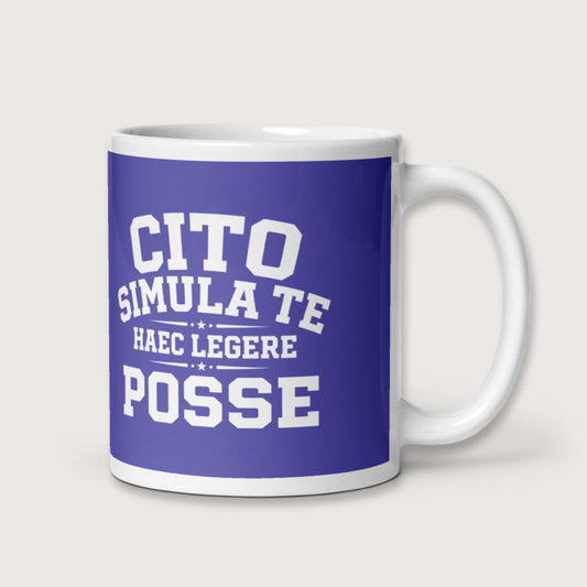 Latin Quick Pretend You Can Read This Mug - history buff gift by HistoHead