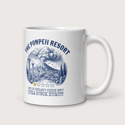 The Pompeii Resort Review Mug - history buff gift by HistoHead