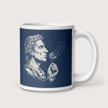 Caesar Blowing Wishes Mug - history buff gift by HistoHead