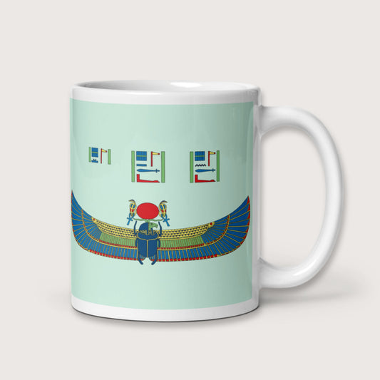 Khnum Hieroglyphs Mug - history buff gift by HistoHead