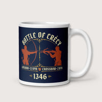 Battle of Crecy 1346 Mug - history buff gift by HistoHead