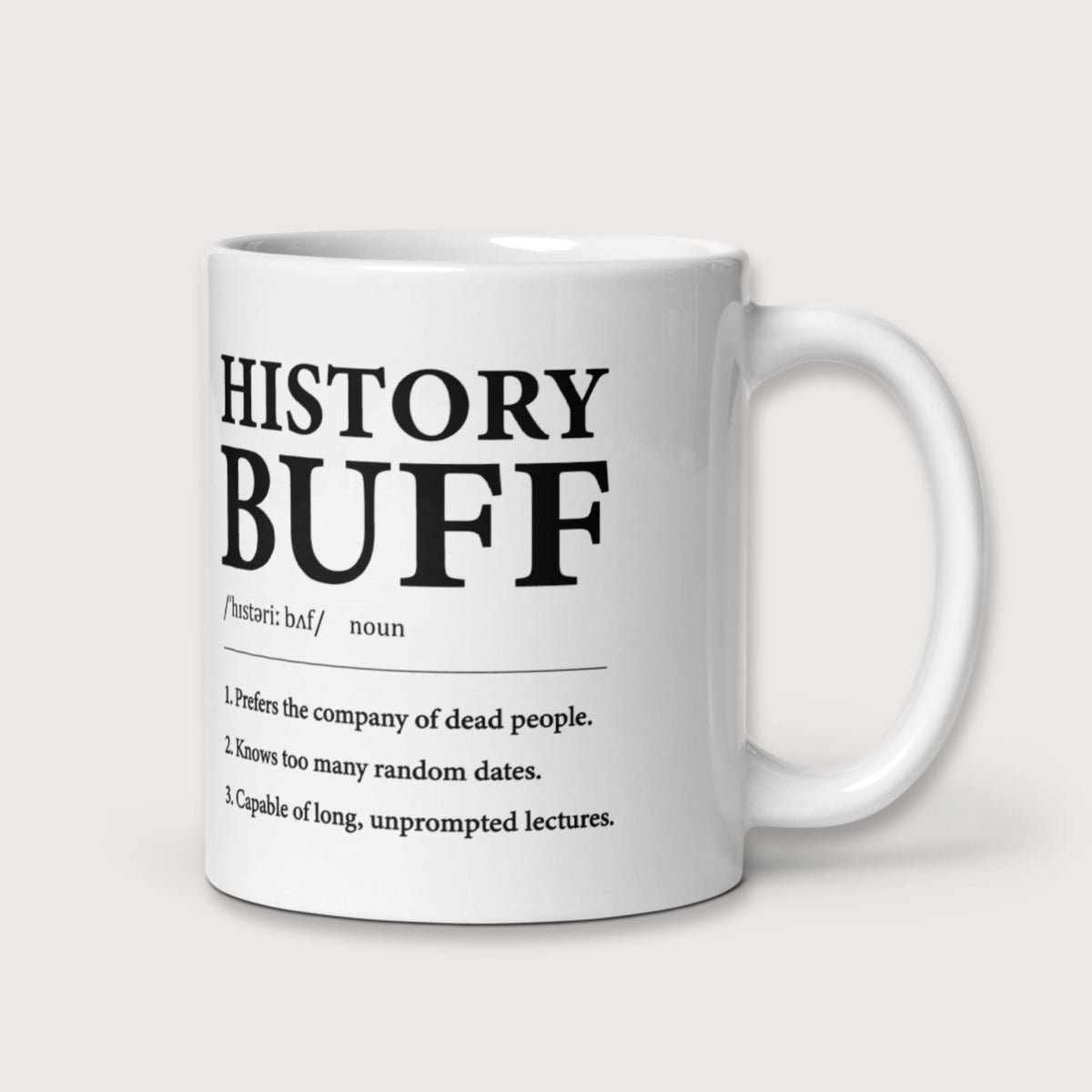 History Buff Definition Mug - history buff gift by HistoHead