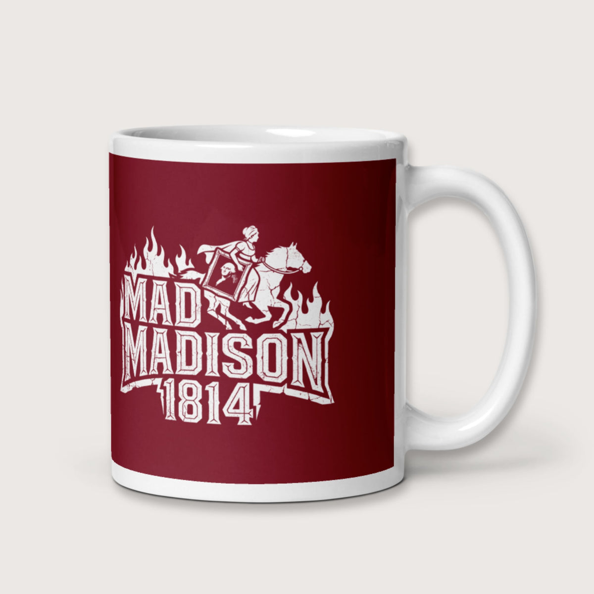 Mad Madison Mug - history buff gift by HistoHead