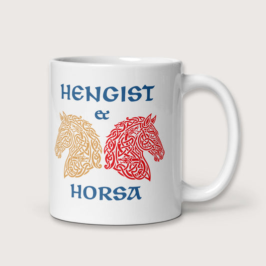 Hengist and Horsa Mug - history buff gift by HistoHead