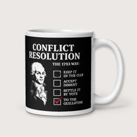 Robespierre's Conflict Resolution Mug - history buff gift by HistoHead