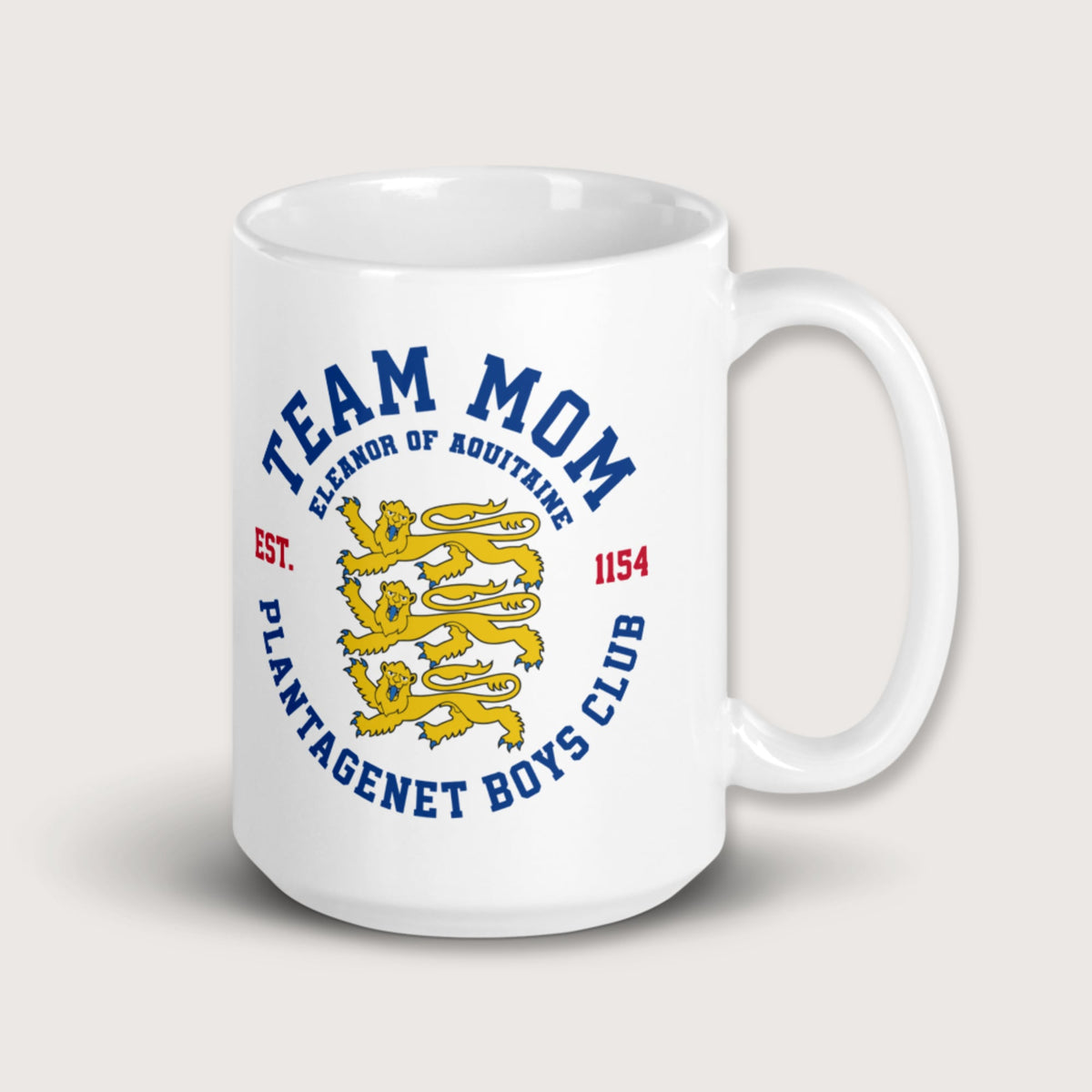Team Mom Eleanor of Aquitaine Mug - history buff gift by HistoHead
