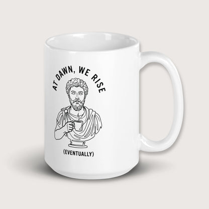 At Dawn We Rise Mug - history buff gift by HistoHead