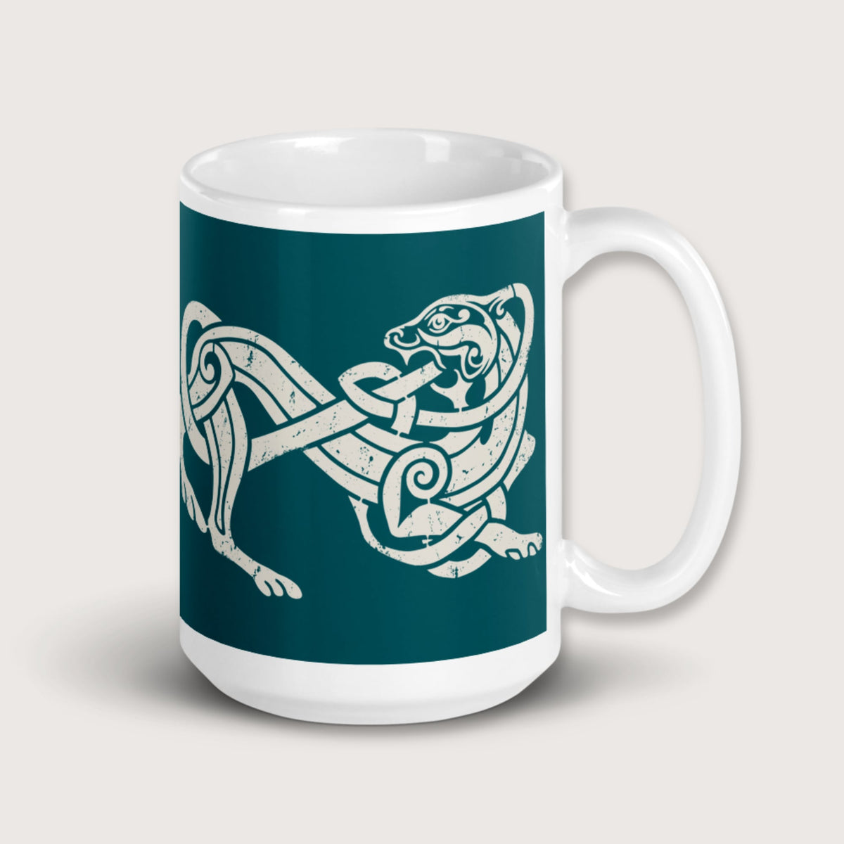 Norse Lion Mug - history buff gift by HistoHead
