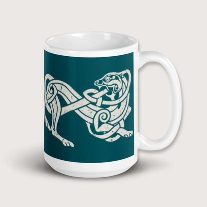 Norse Lion Mug - history buff gift by HistoHead